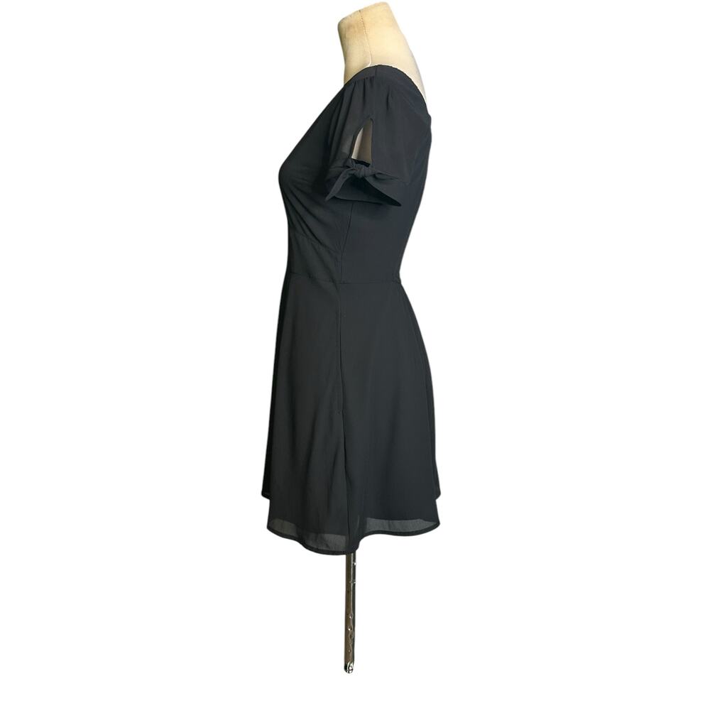 Abercrombie & Fitch black short sleeves A line mini skirt size XXS - Picture 14 of 15